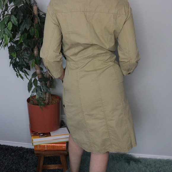3/$28 SALE Katie - Cargo Button Down Dress - Size Medium - Picture 2 of 14